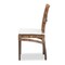 Baxton Studio Laluna Modern Bohemian Greywashed Natural Rattan and Mahogany Dining Chair with Cushion 214-12802-ZORO - alternate 6